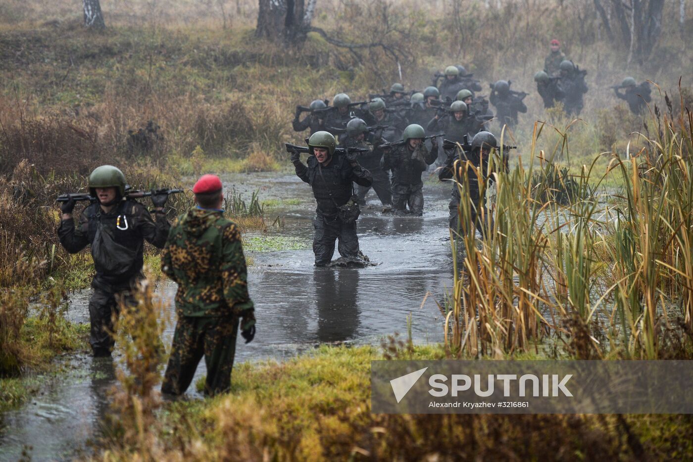 Test for right to wear crimson and green beret