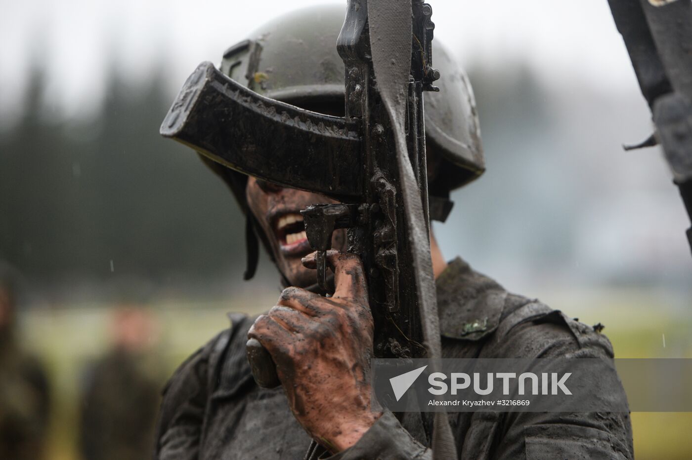 Test for right to wear crimson and green beret