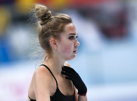 2017-18 ISU Grand Prix of Figure Skating. Rostelecom Cup. Training sessions