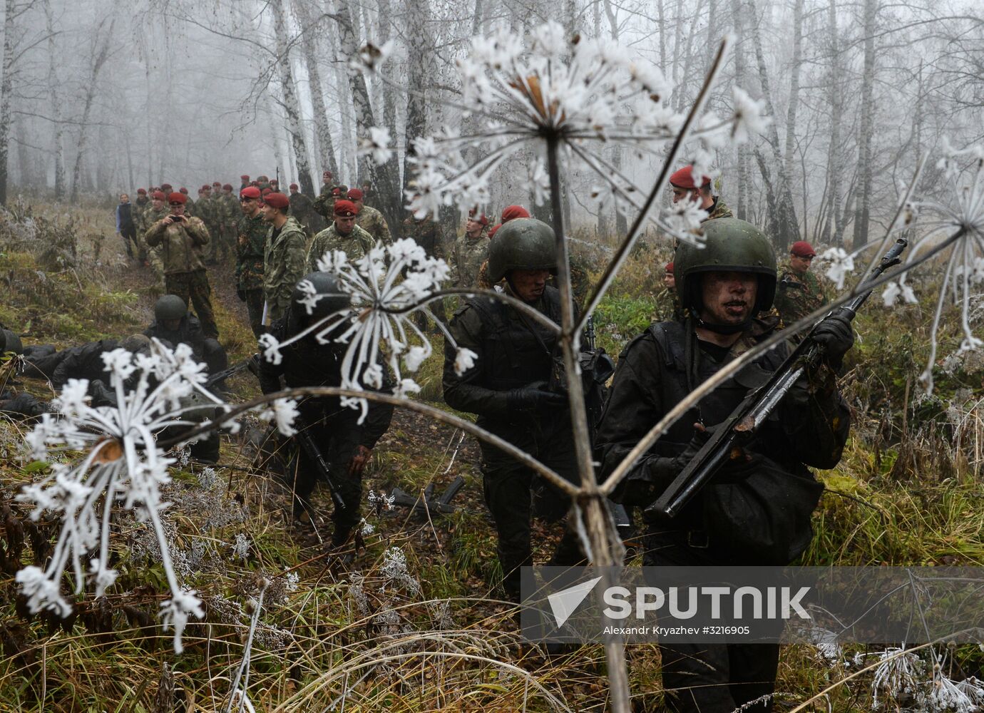Test for right to wear crimson and green beret