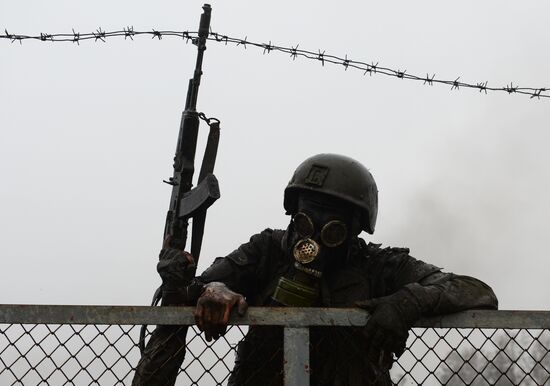 Test for right to wear crimson and green beret