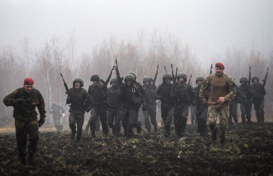 Test for right to wear crimson and green beret