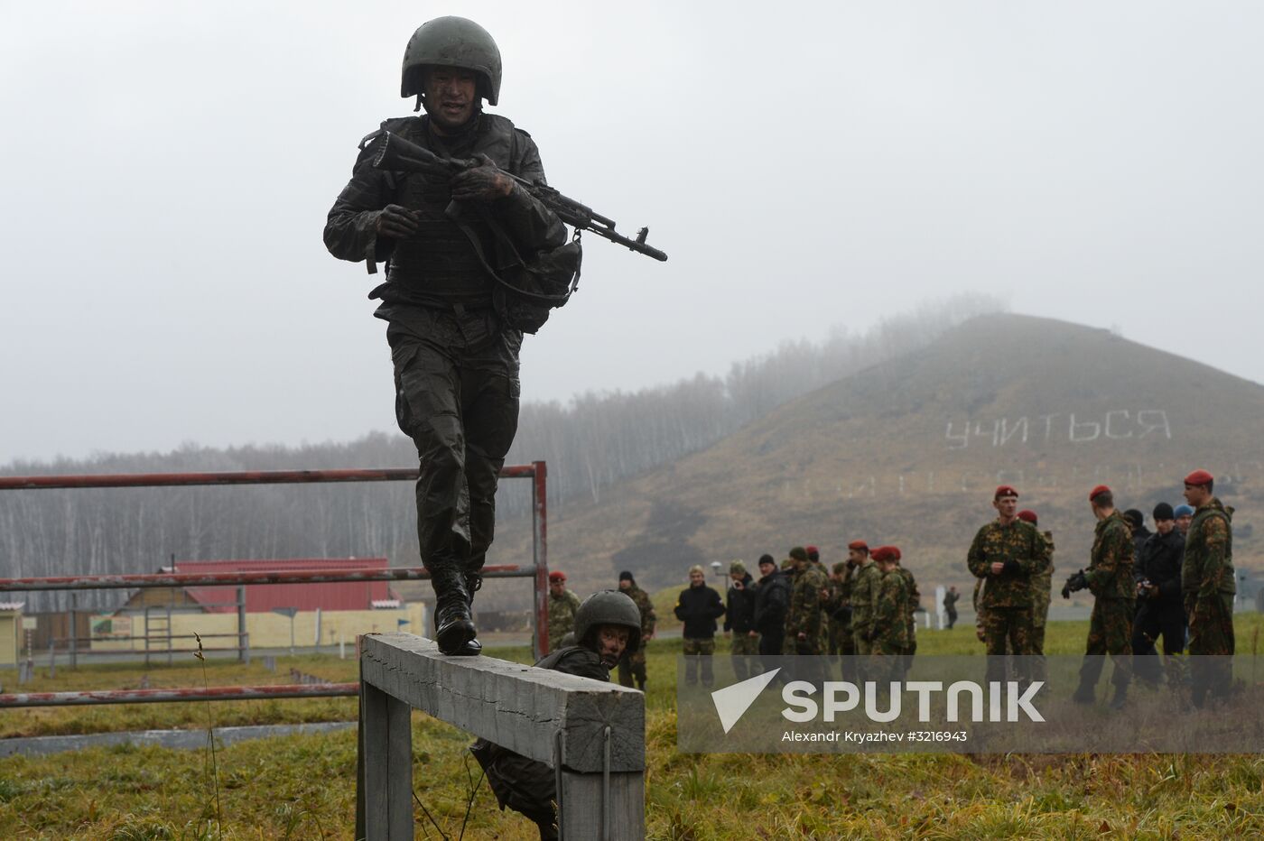 Test for right to wear crimson and green beret