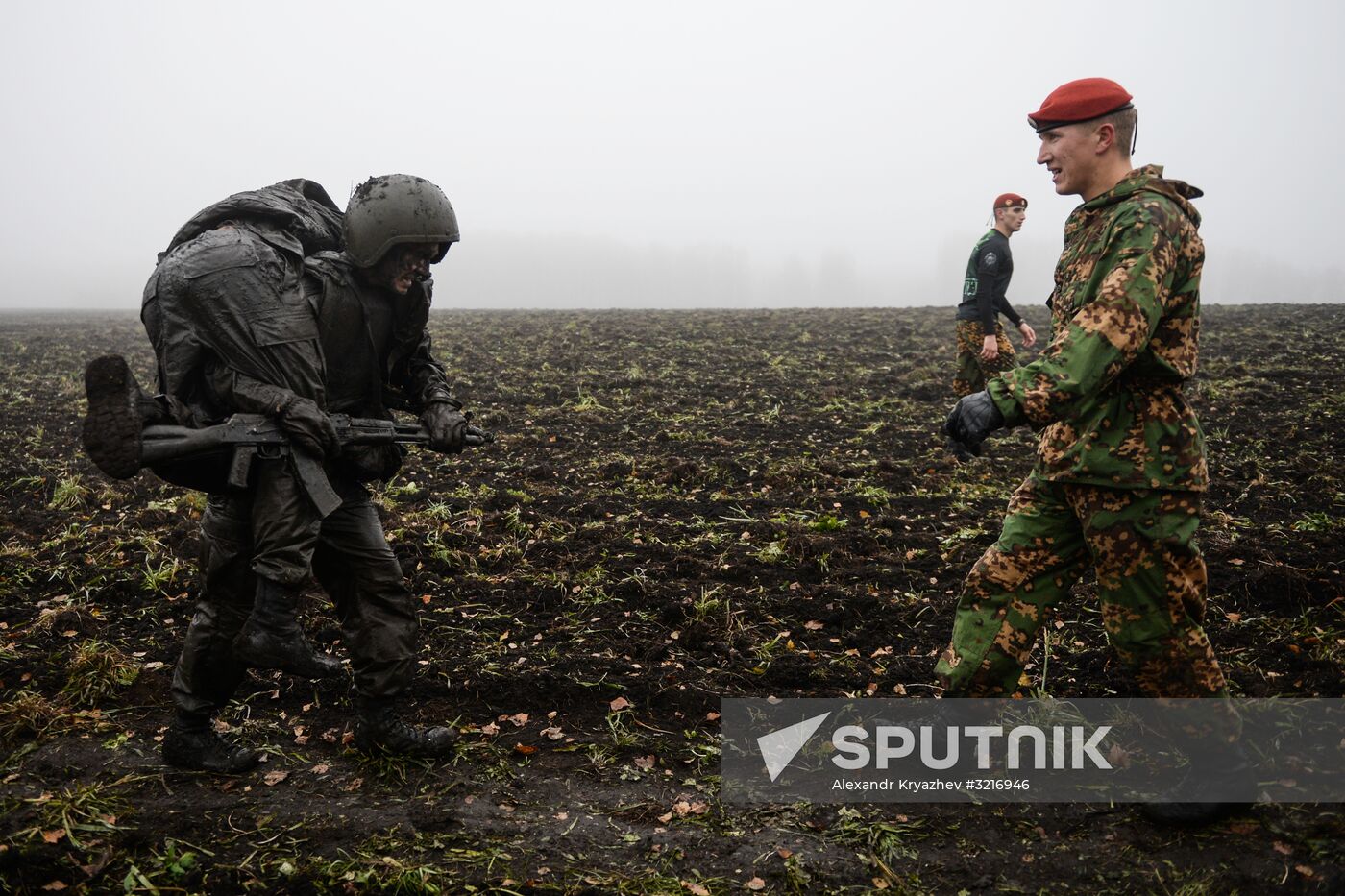 Test for right to wear crimson and green beret