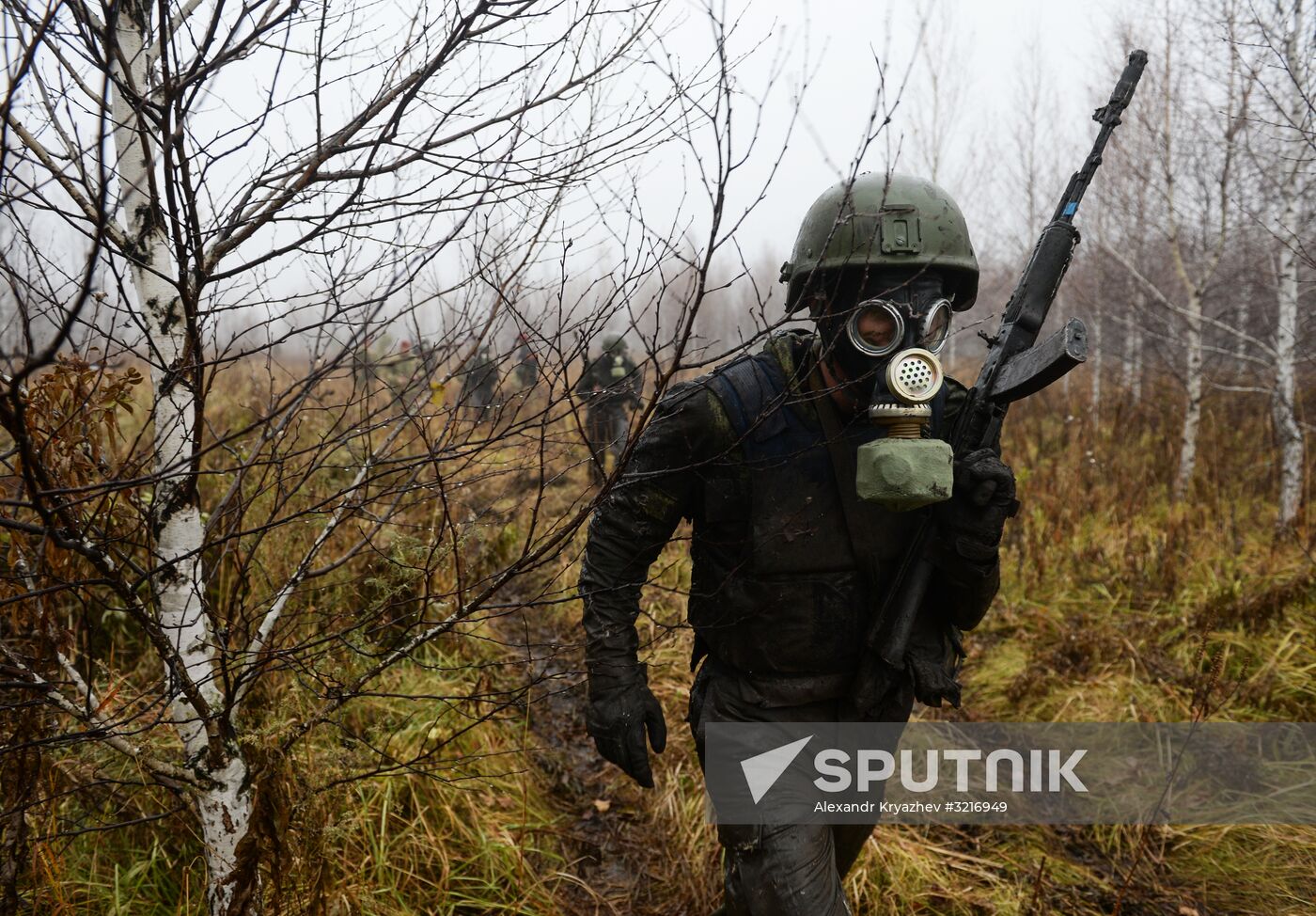 Test for right to wear crimson and green beret
