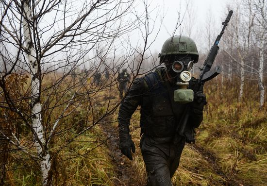 Test for right to wear crimson and green beret