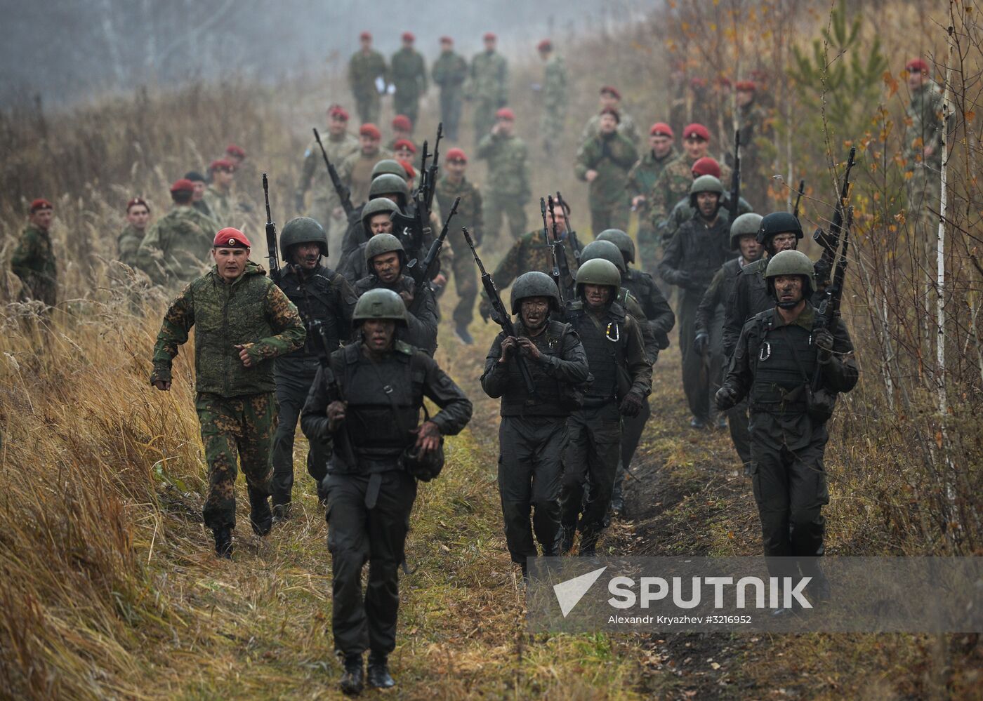 Test for right to wear crimson and green beret