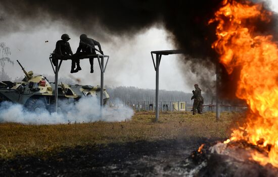 Test for right to wear crimson and green beret
