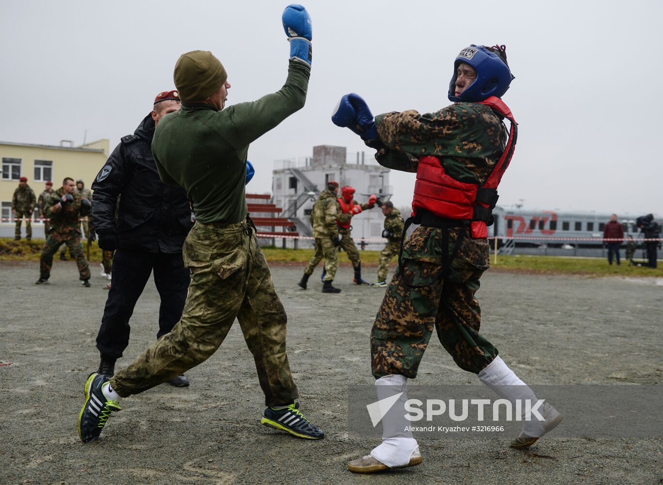 Test for right to wear crimson and green beret
