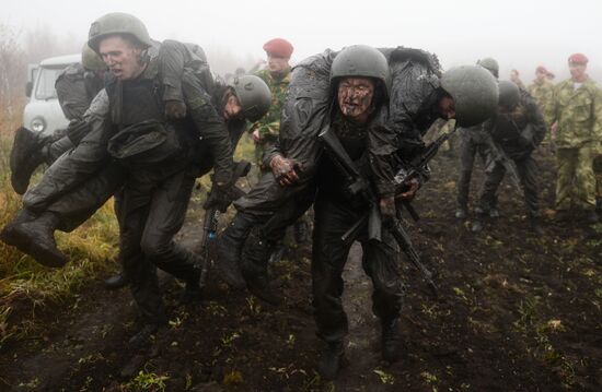 Test for right to wear crimson and green beret