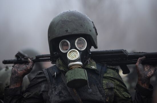 Test for right to wear crimson and green beret