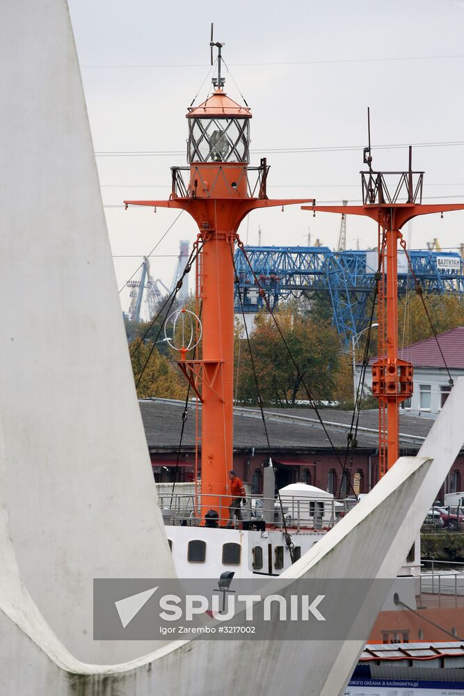 Irbensky lightship put on display at Museum of World Ocean in Kaliningrad