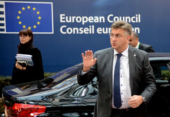 Council of Europe meeting in Brussels