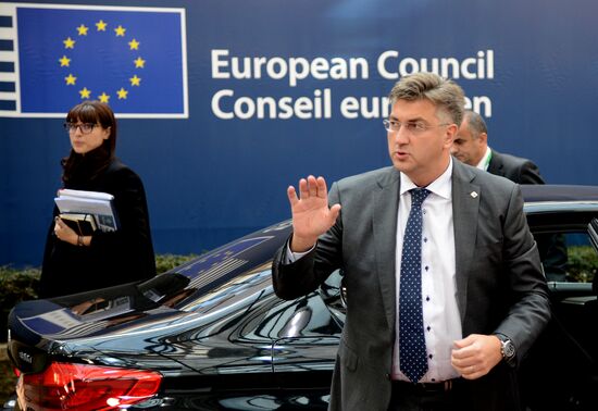 Council of Europe meeting in Brussels