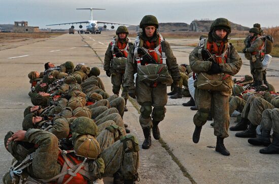 Military exercises in the Primorye Region