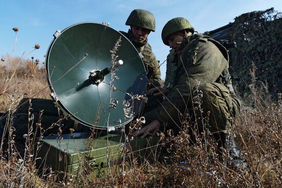 Military exercises in the Primorye Region