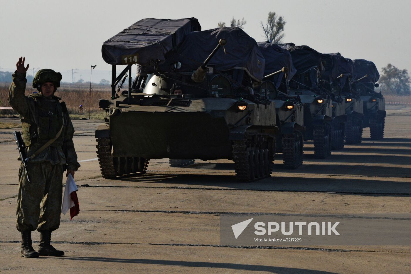 Military exercises in the Primorye Region