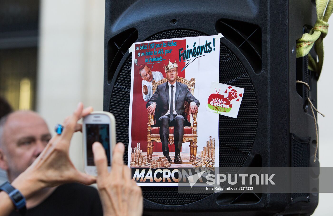 Protests against labor reform in Paris