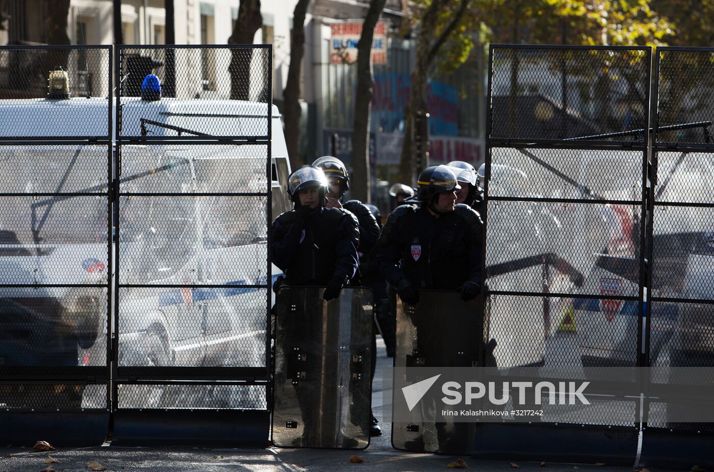 Protests against labor reform in Paris