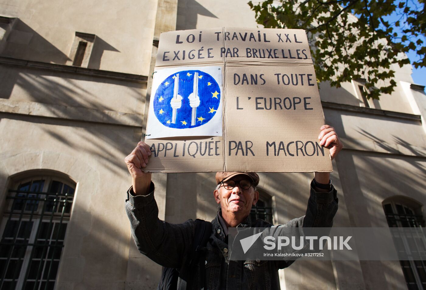Protests against labor reform in Paris