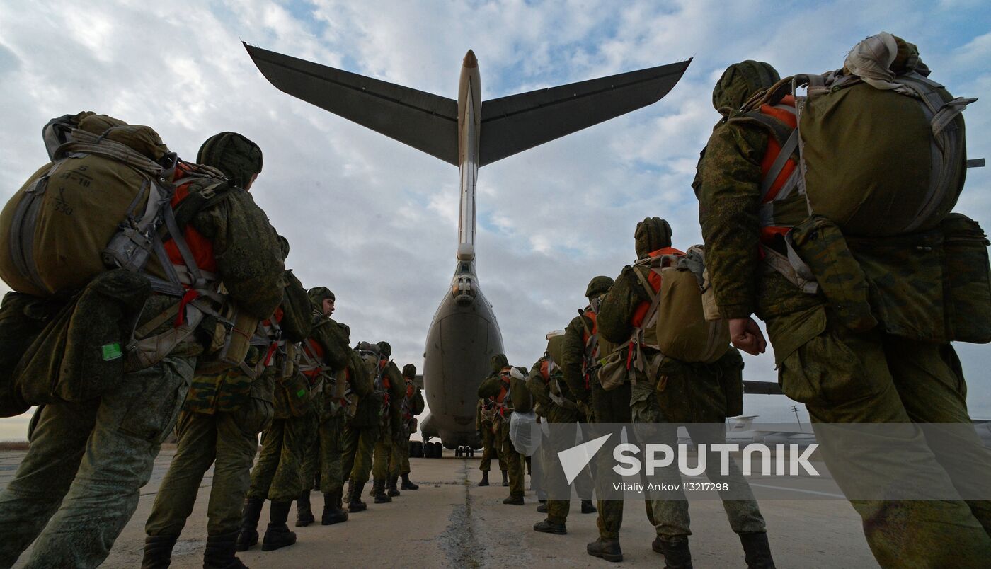 Military exercises in the Primorye Region