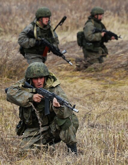 Military exercises in the Primorye Region