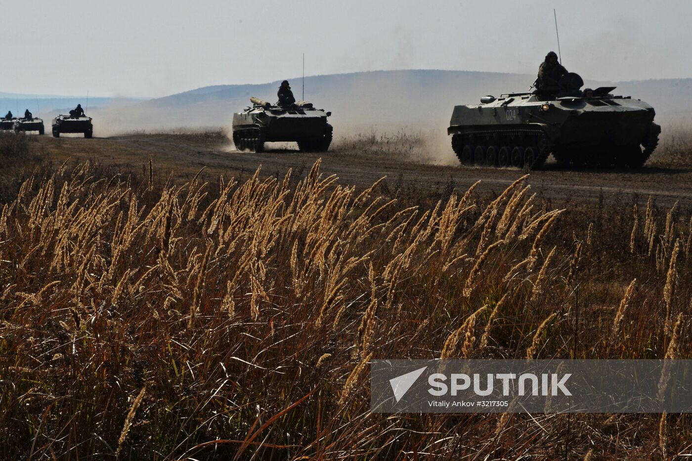 Military exercises in the Primorye Region
