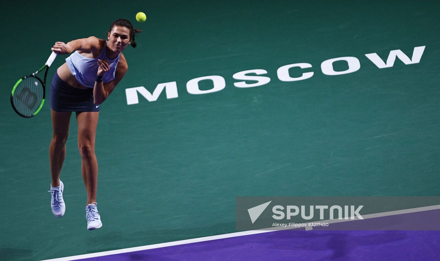 Tennis. 2017 Kremlin Cup. Day six