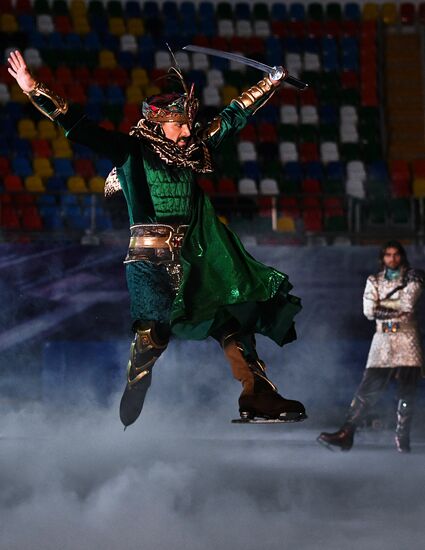 Dress rehearsal of Tatyana Navka's show Ruslan and Lyudmila