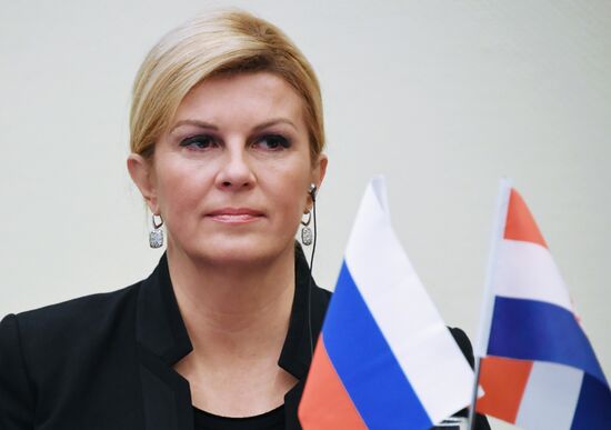 Kolinda Grabar-Kitarovic receives honorary degree from Plekhanov University