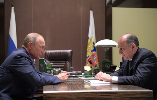 President Vladimir Putin's working meeting with head of Kabardino-Balkaria
