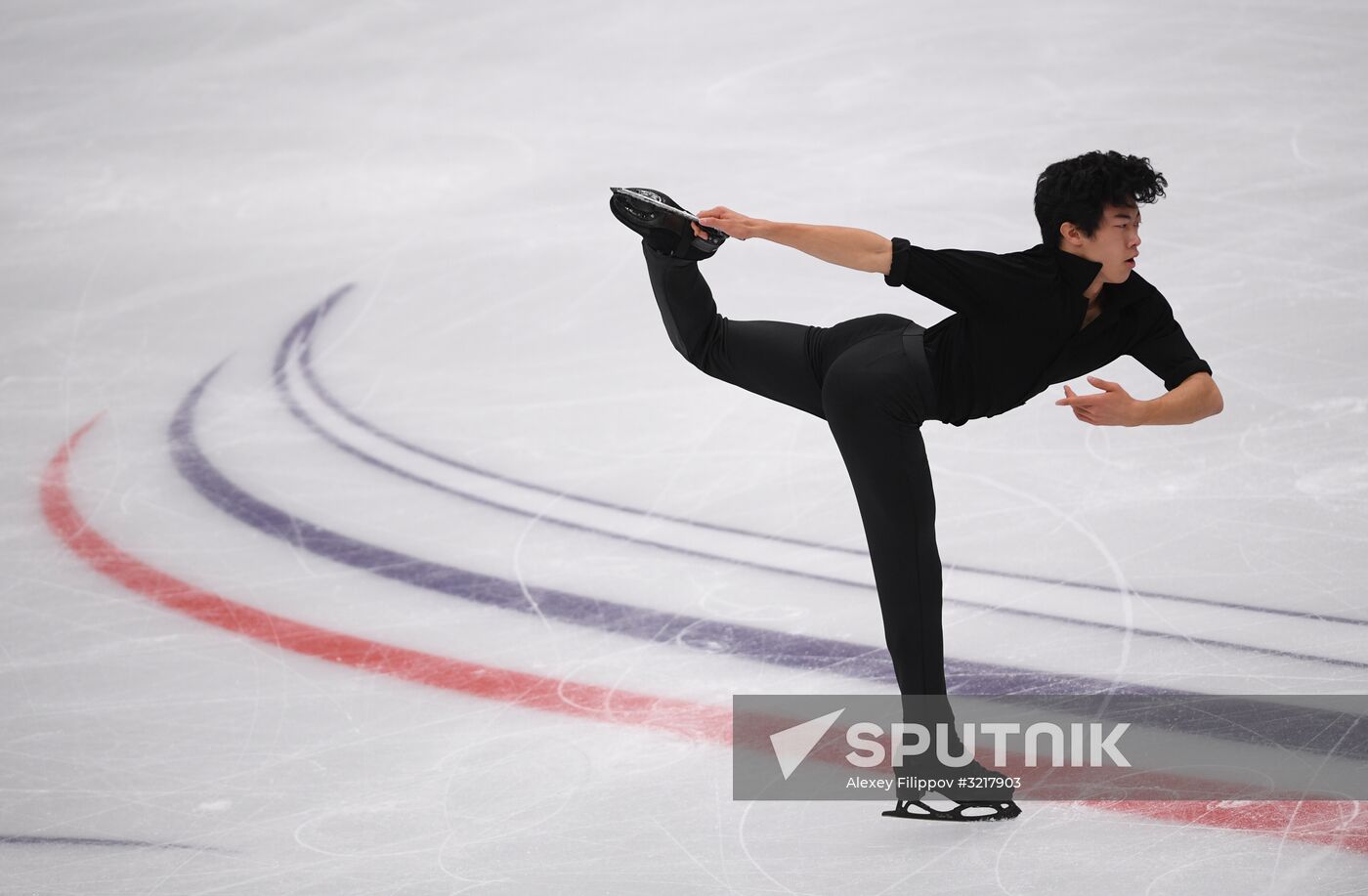 ISU Grand Prix of Figure Skating. Stage One. Men's short program