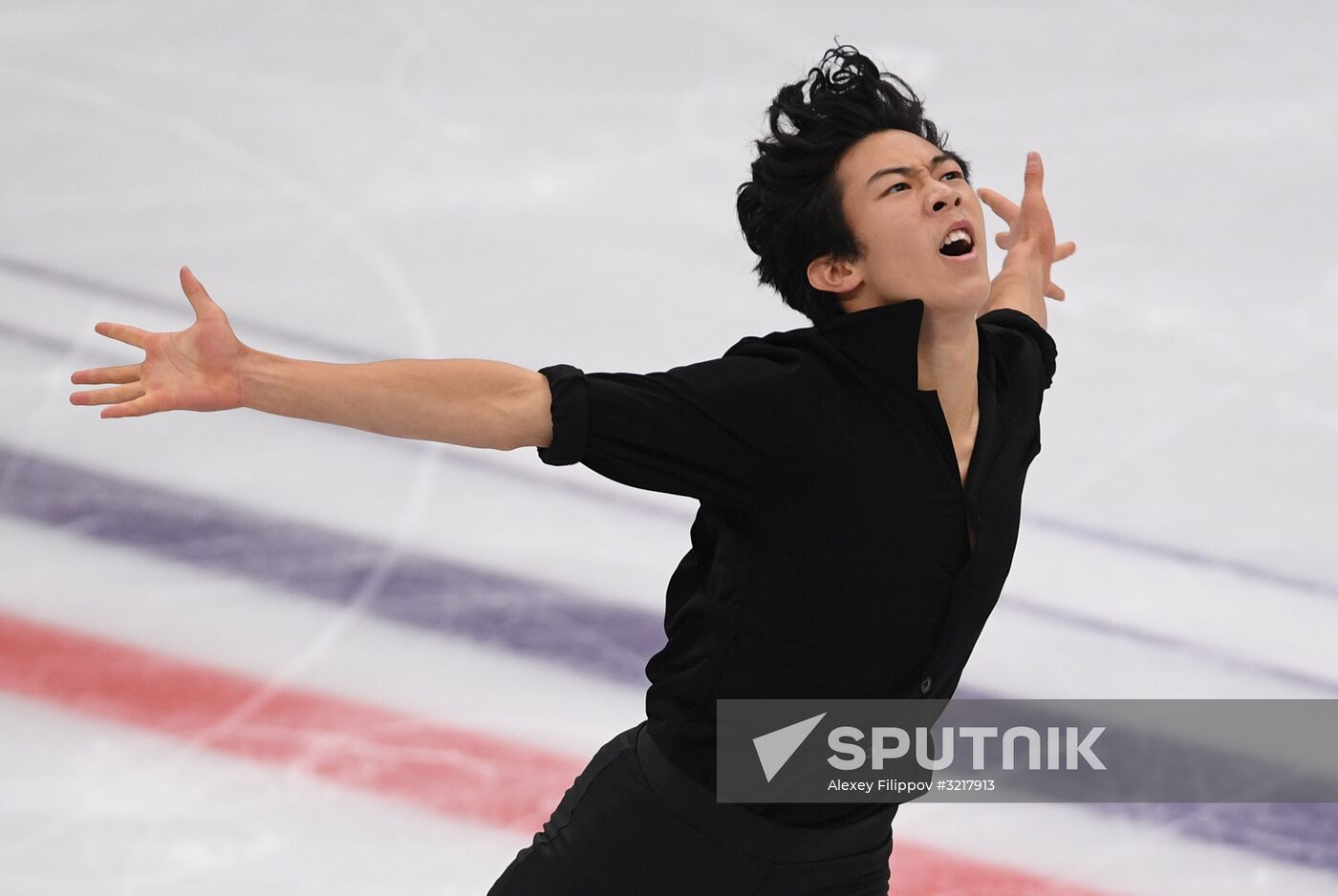 ISU Grand Prix of Figure Skating. Stage One. Men's short program