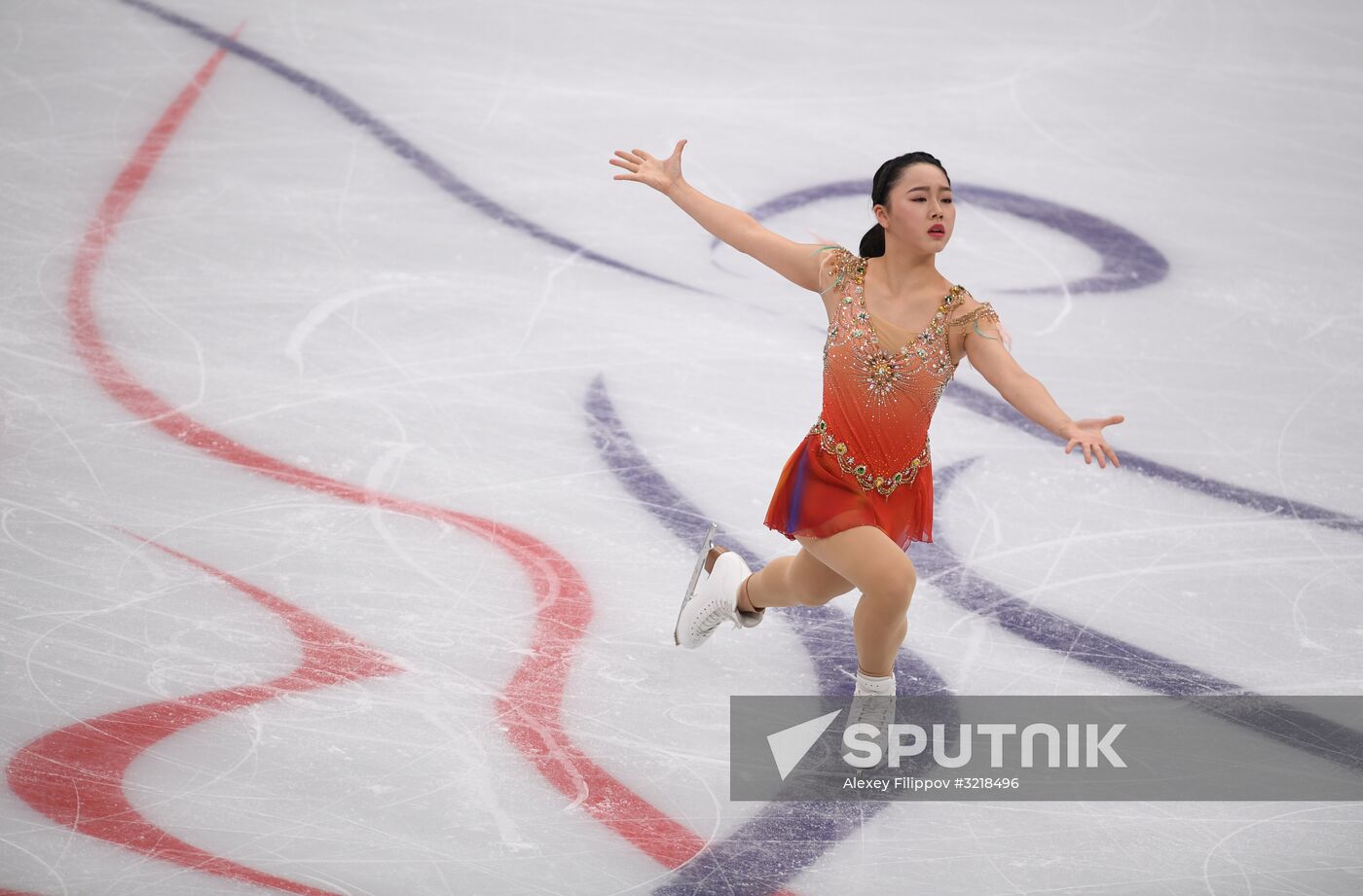 ISU Grand Prix of Figure Skating. Stage One. Women's short program
