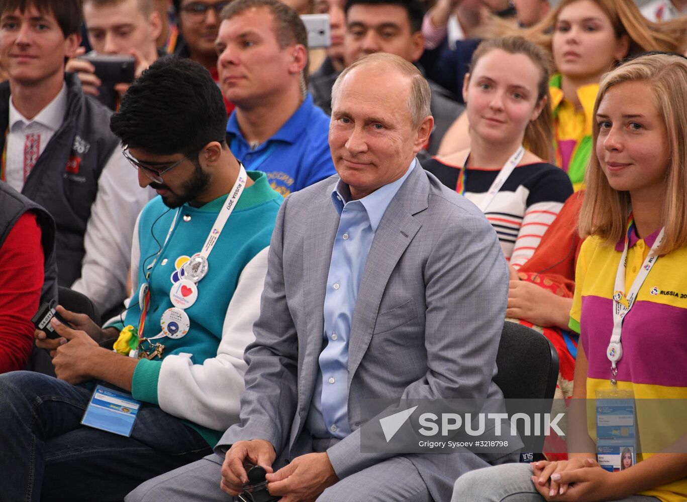 President Putin attends 19th World Festival of Youth and Students