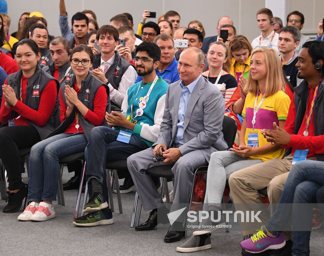 President Putin attends 19th World Festival of Youth and Students