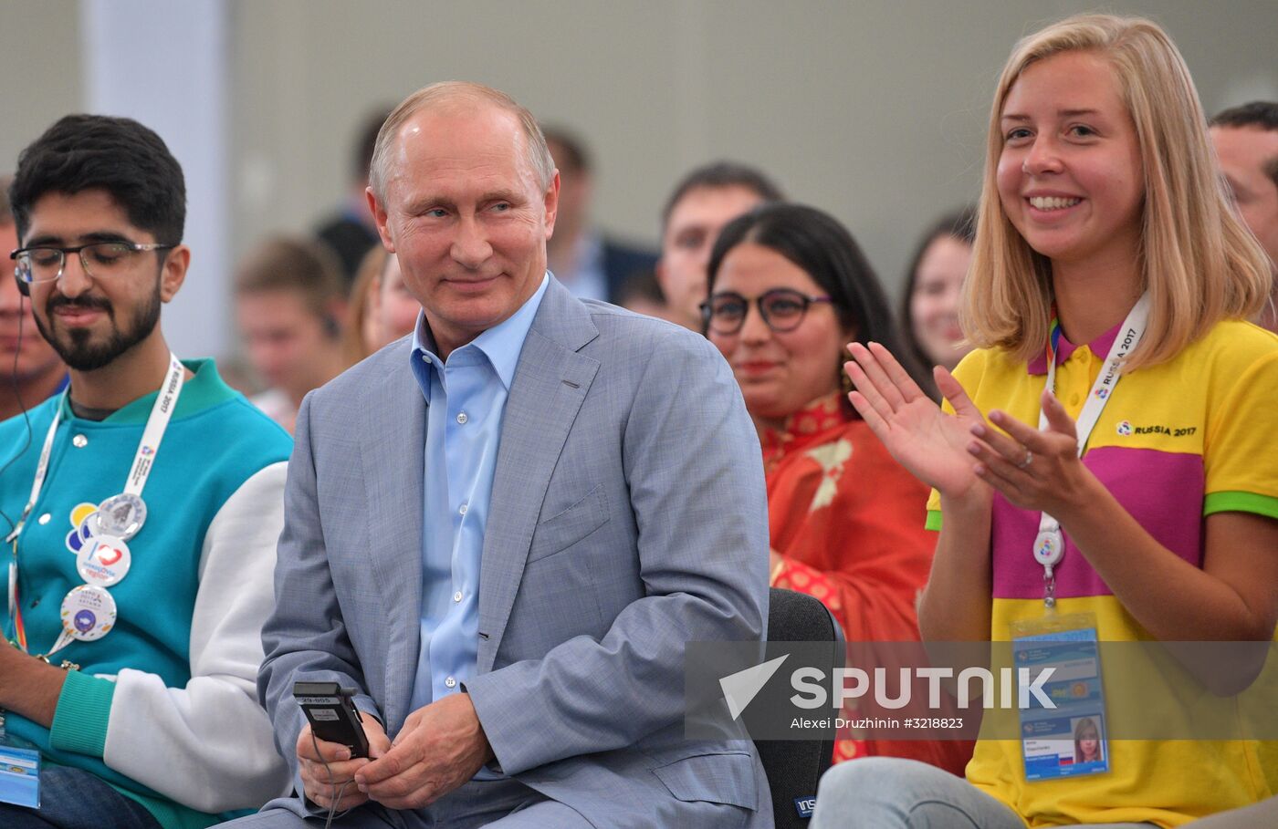 President Putin attends 19th World Festival of Youth and Students