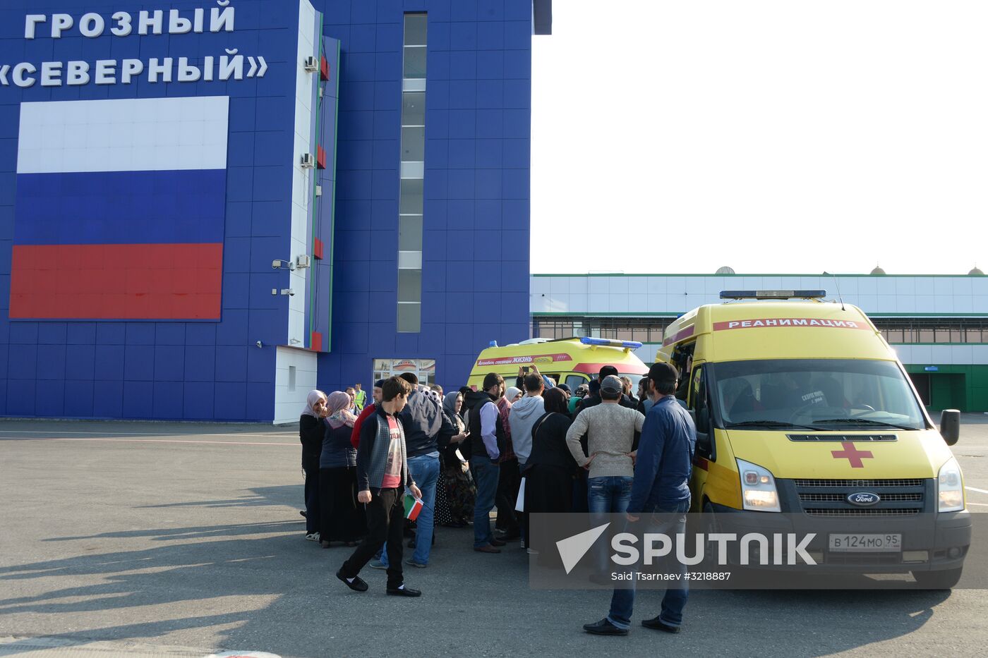Russian children rescued in Syria are met at Grozny airport