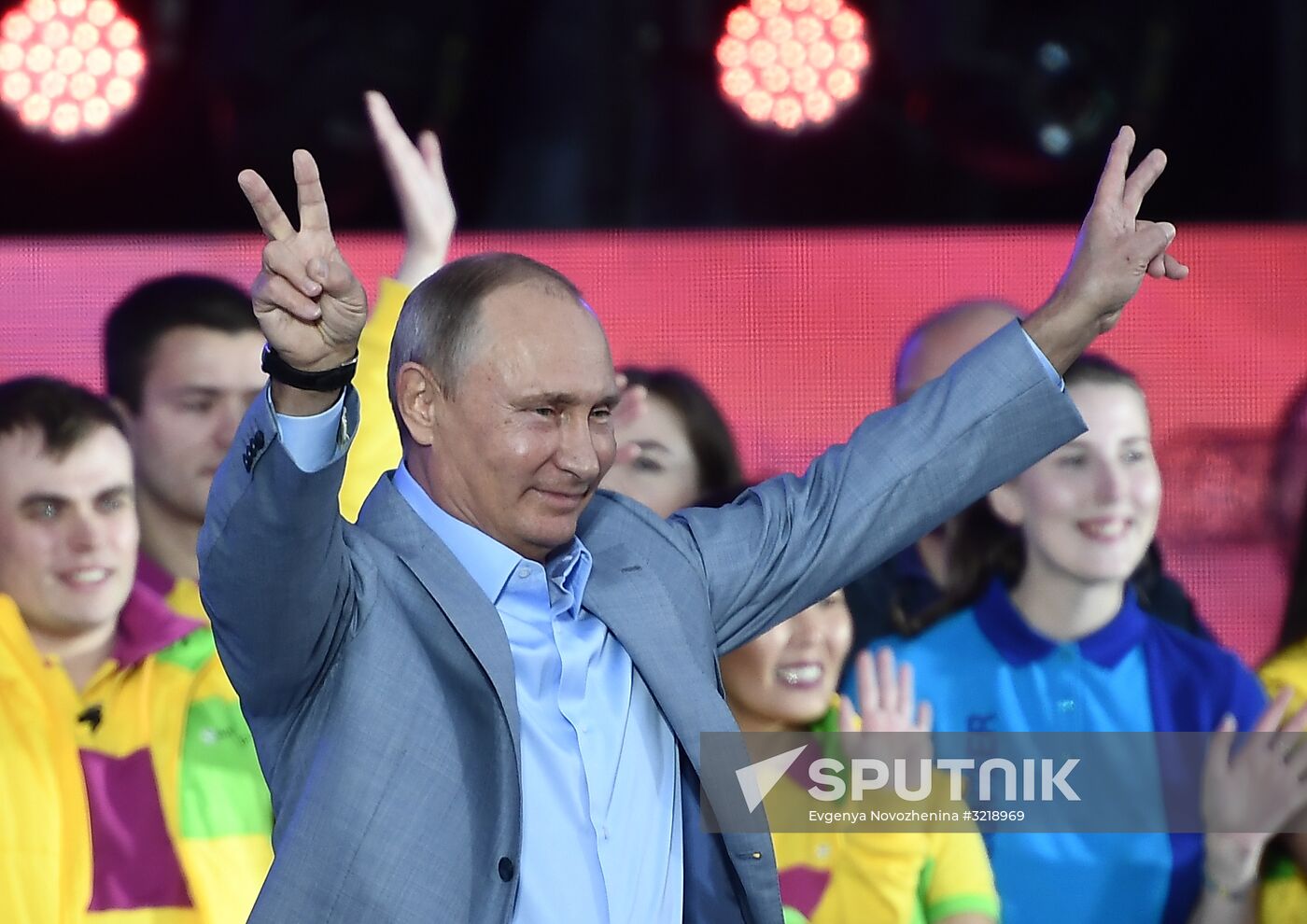 President Putin attends 19th World Festival of Youth and Students