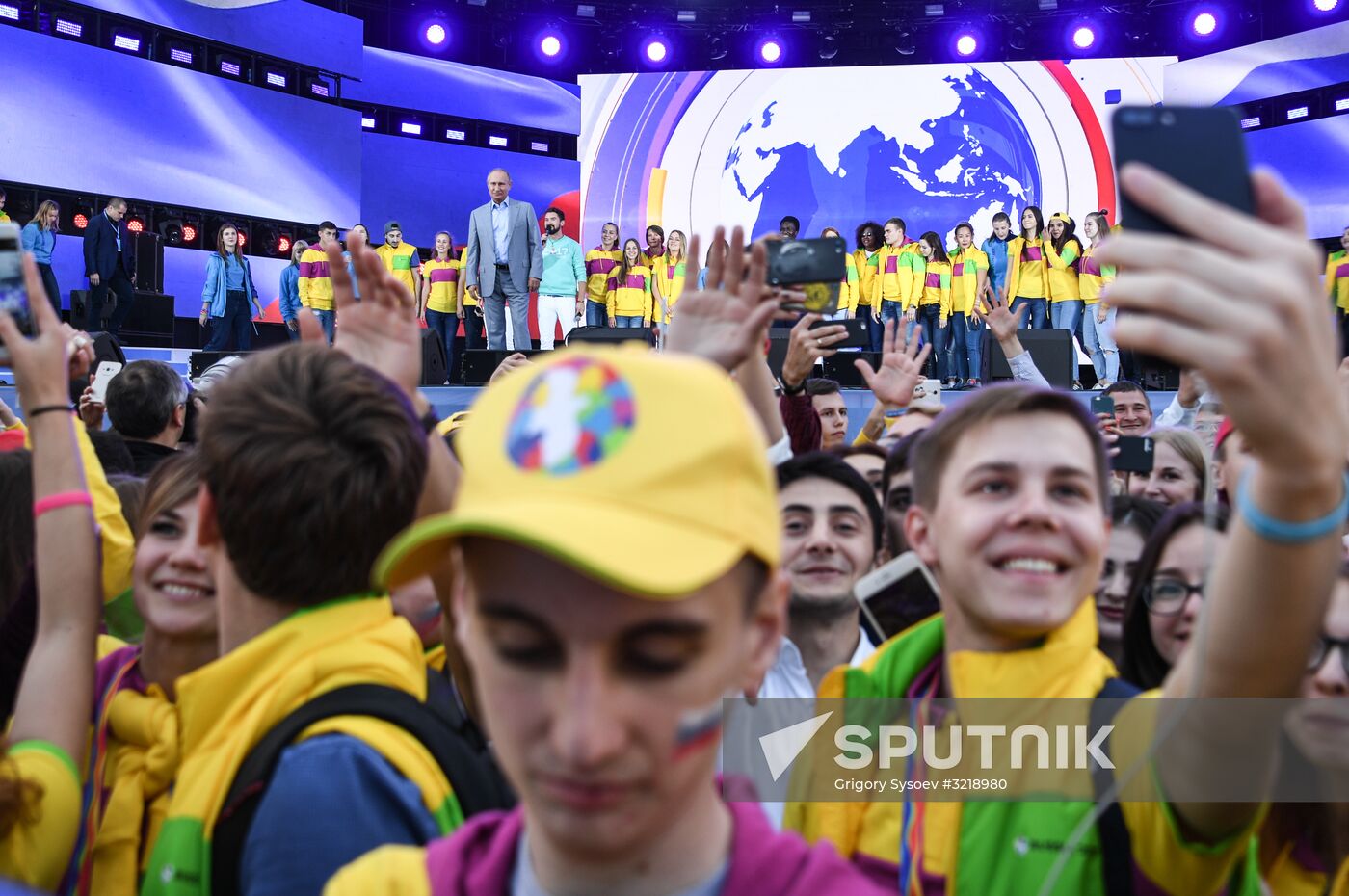 President Putin attends 19th World Festival of Youth and Students