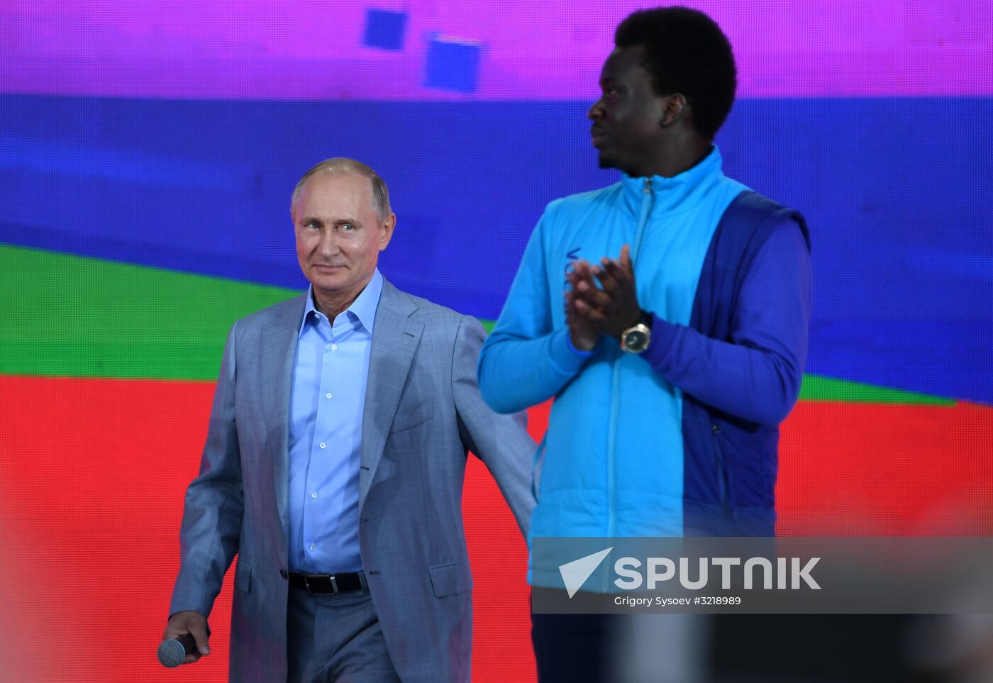 President Putin attends 19th World Festival of Youth and Students