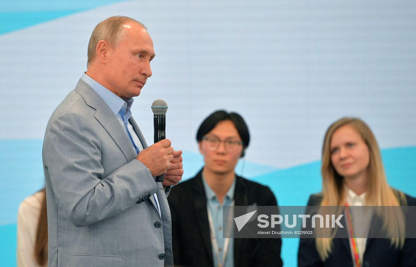 President Putin attends 19th World Festival of Youth and Students