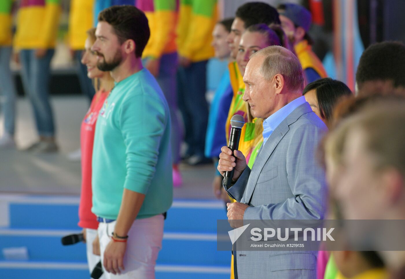 President Putin attends 19th World Festival of Youth and Students