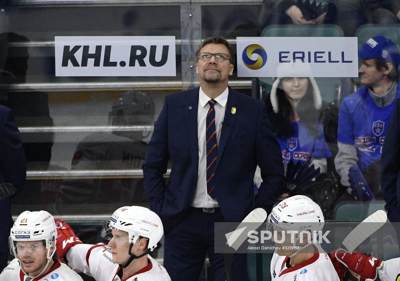 Ice hockey. KHL. SKA vs. Jokerit