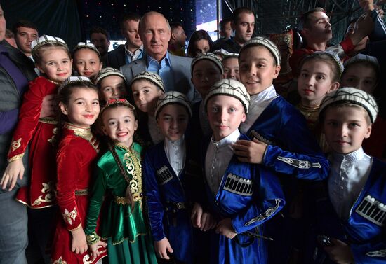 President Putin attends 19th World Festival of Youth and Students