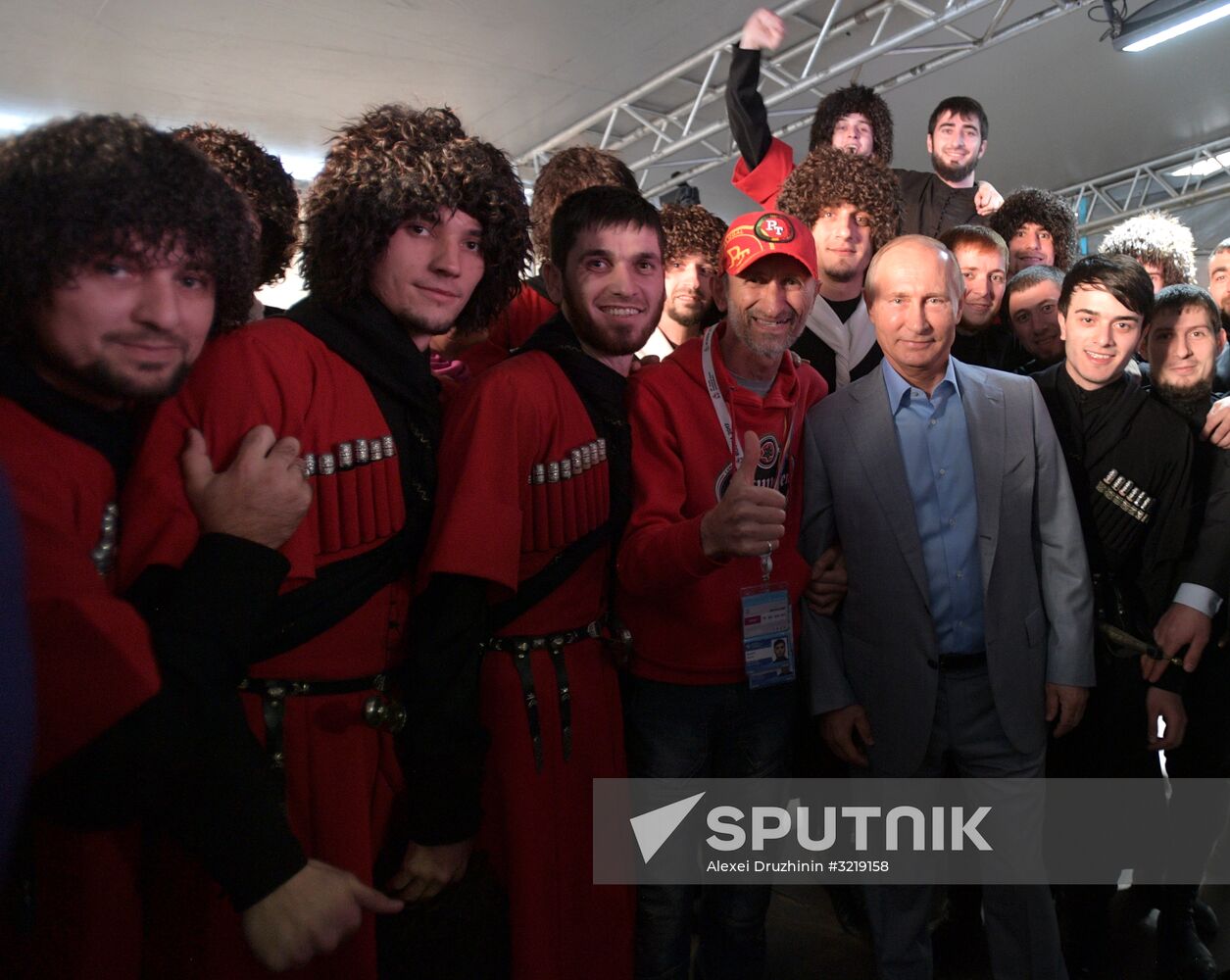 President Putin attends 19th World Festival of Youth and Students