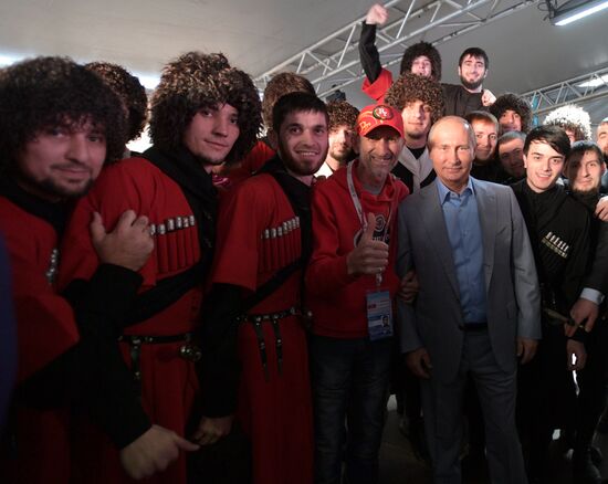 President Putin attends 19th World Festival of Youth and Students