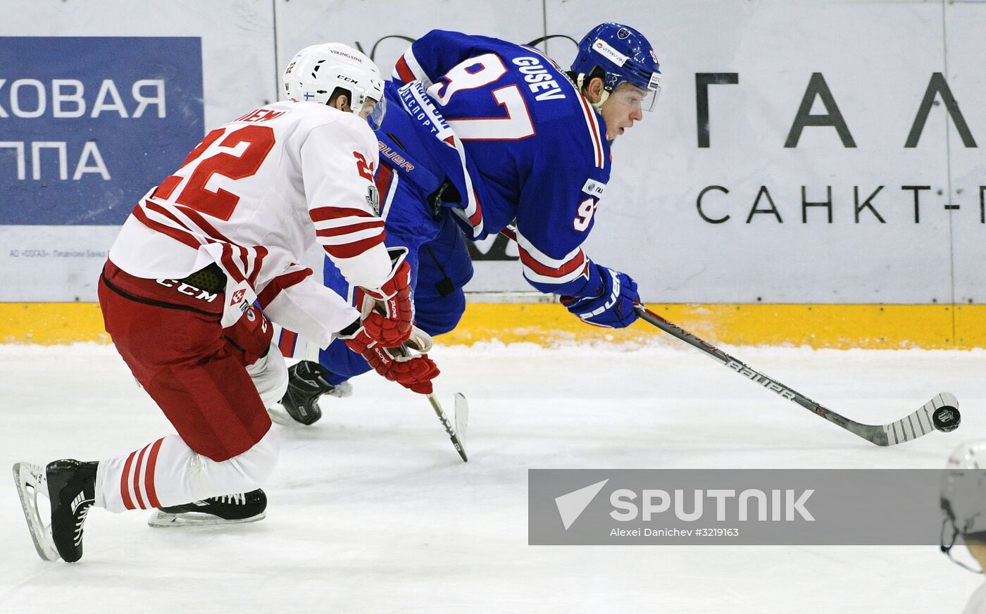 Ice hockey. KHL. SKA vs. Jokerit