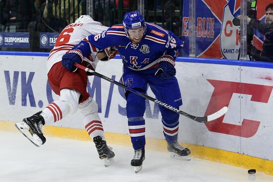 Ice hockey. KHL. SKA vs. Jokerit
