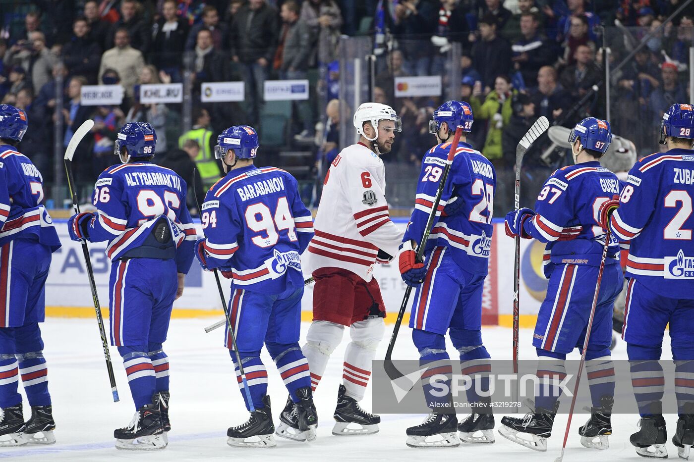 Ice hockey. KHL. SKA vs. Jokerit